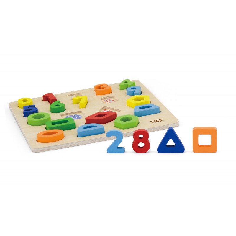 Puzzle 3D Numere si forme, Viga